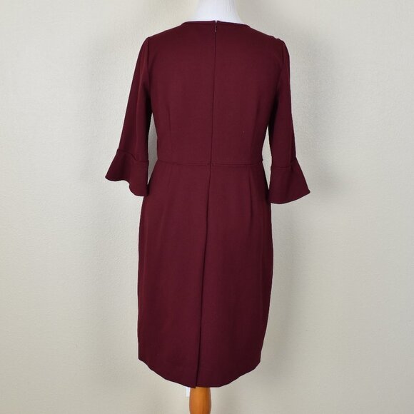 J. Crew Burgundy Dress - Picture 5 of 8